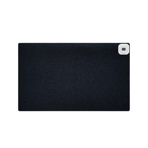 Heated Mouse and Keyboard Pad 60 x 36 cm Intelligente elektrische Heizmatte Schalter auf der rechten Seite Für den Schreibtisch im Büro und zu Hause schwarz