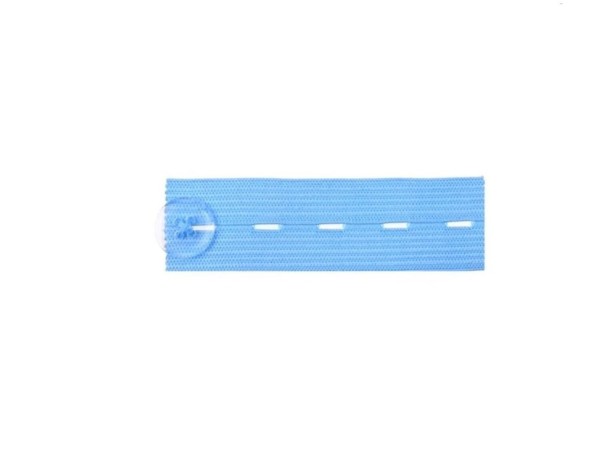 Hebilla elástica de maternidad azul claro