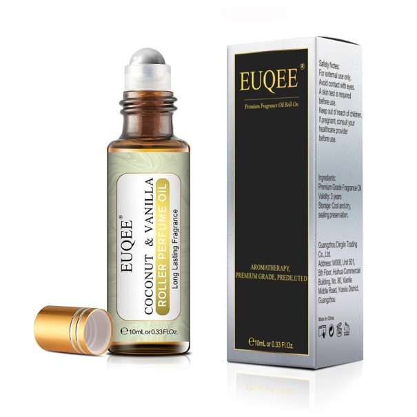 Hedelmäinen tuoksuöljy roll-on Hedelmän tuoksuinen eteerinen öljy Aromaöljy roll-on 10 ml Coconut Vanilla