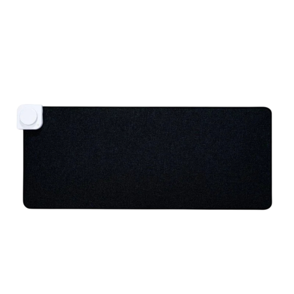 Heizbare Unterlage für Maus und Tastatur 80 x 33 cm Intelligente elektrische Heizung Menschlicher Körpersensor Schalter links und 26 Temperaturstufen schwarz