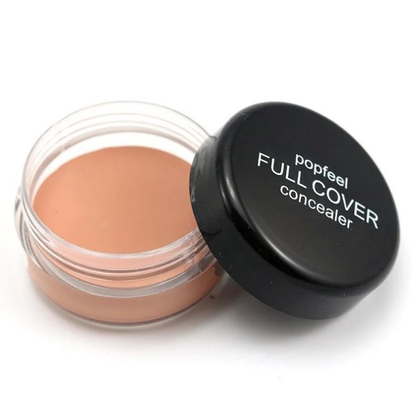 Heltäckande concealer för hudfel Kräm för att täcka cirklar under ögonen och acne Foundation flytande concealer för ansiktet 21 g 2