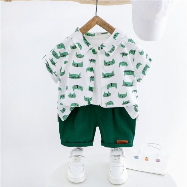 Hemd und Shorts für Jungen L1727 0-6 Monate A