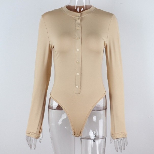 Hemdbody für Damen beige S