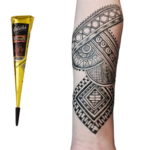 Henna neagra Henna pentru tatuaje temporare Pasta neagra pentru tatuaje temporare 1