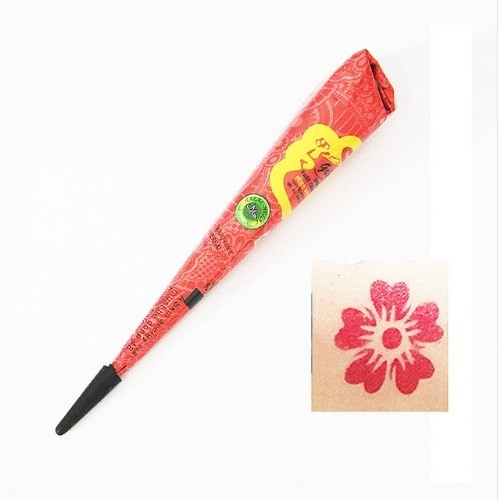 Henna voor tijdelijke tatoeages J2904 rood
