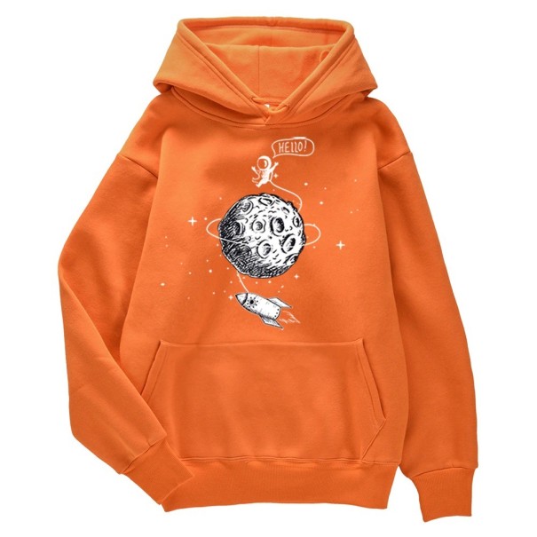 Heren astronaut sweatshirt F116 oranje XL