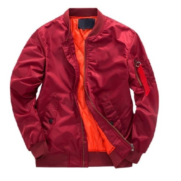 Heren bomberjack rood 3XL 1