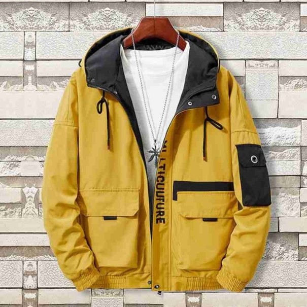 Heren bomberjack S103 geel 3XL