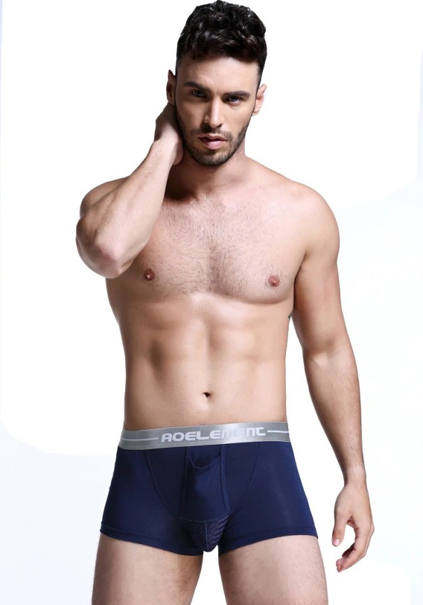 Heren boxer shorts Bryan donkerblauw XL