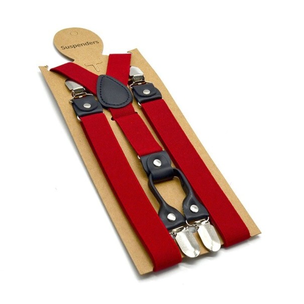 Heren bretels T1170 rood