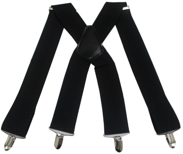 Heren bretels T1186 zwart