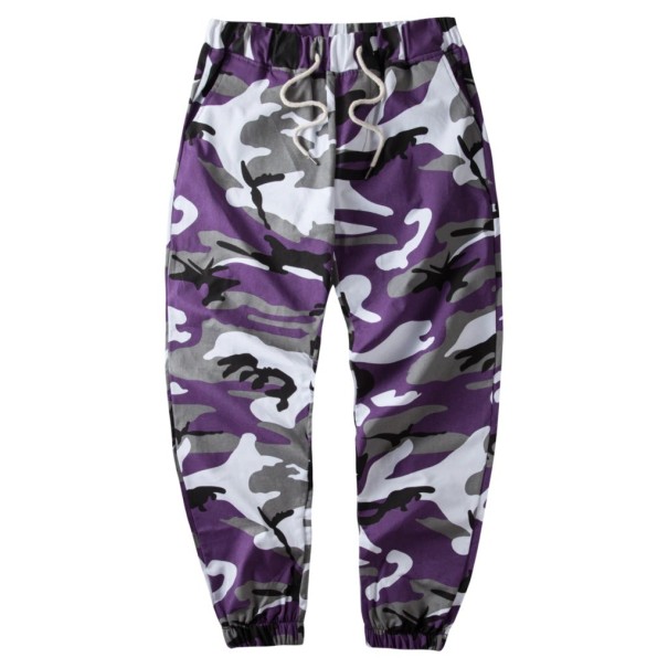 Heren camouflagebroek F1440 paars XL