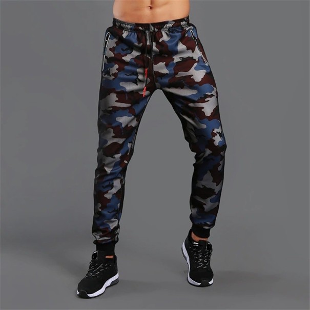 Heren camouflagebroek F1452 blauw S