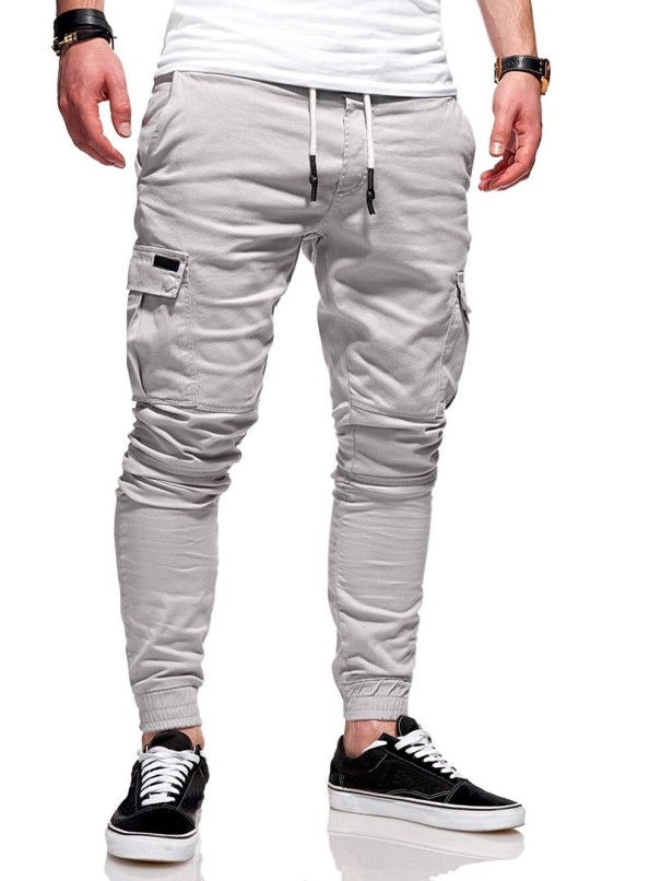 Heren cargobroek F1470 grijs XXL