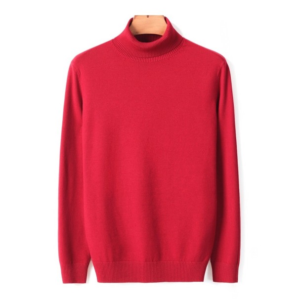 Heren coltrui F170 rood L