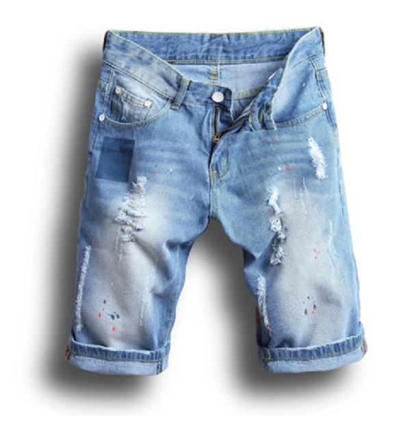Heren denim shorts A865 33