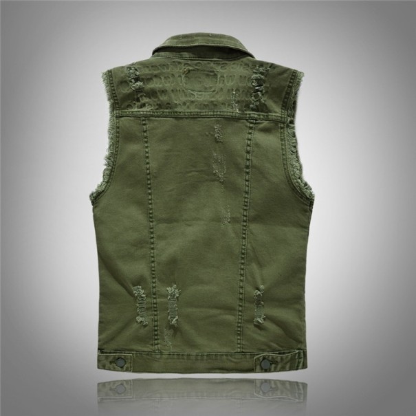 Heren denim vest J2053