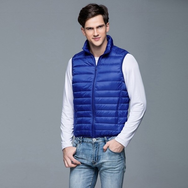 Heren donsvest S105 blauw S