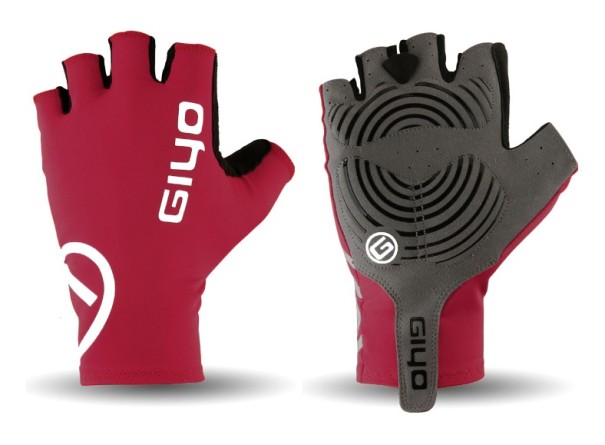 Heren fiets handschoenen GIYO J2639 wijnrood S
