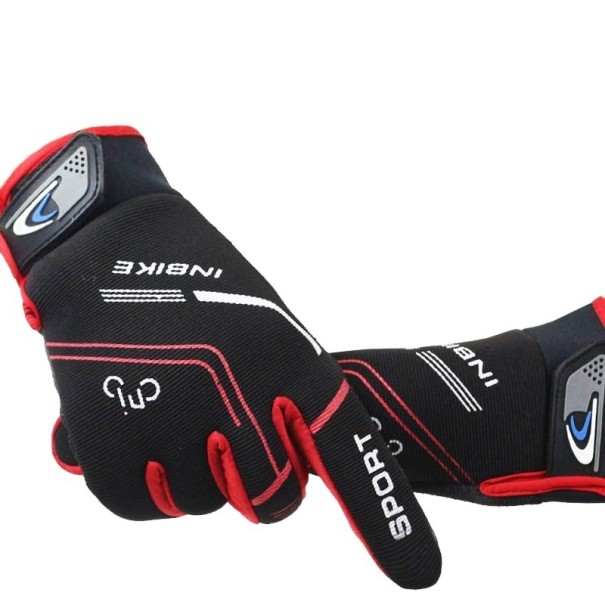 Heren fiets handschoenen blauw L