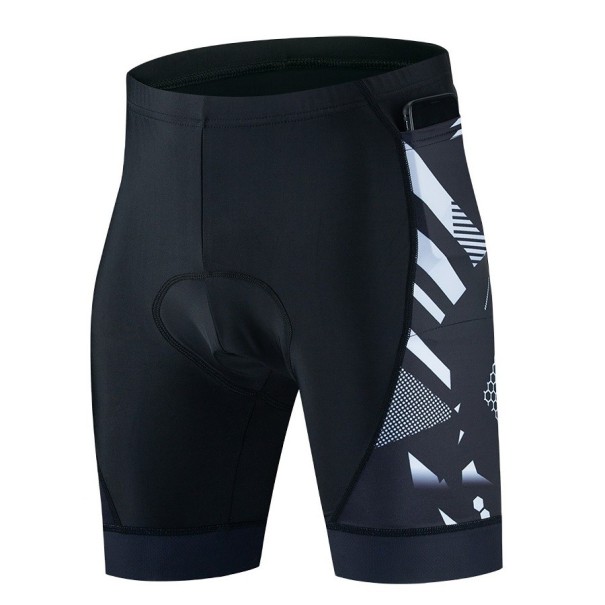 Heren fietsbroek P3774 wit XXL