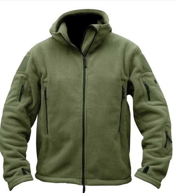 Heren fleecejack J2591 groen S