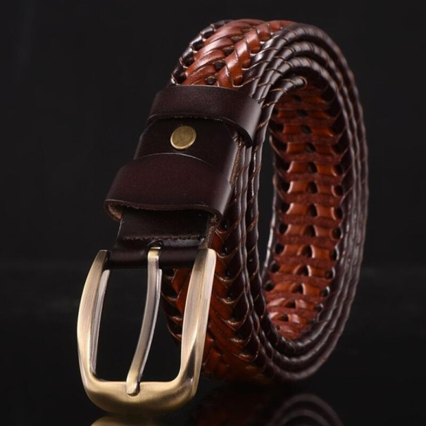 Heren gebreide riem L335 115 cm 4