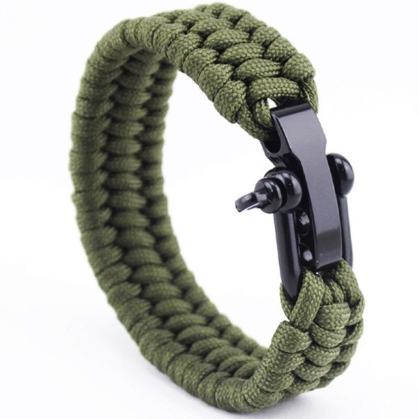 Heren gevlochten armband H433 5
