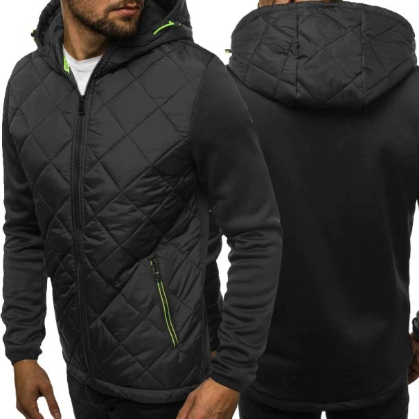 Heren hoodie met rits F102
