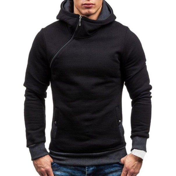 Heren hoodie met rits F48 M 1