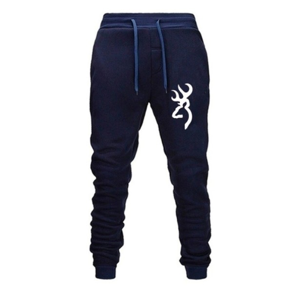 Heren joggingbroek A3120 donkerblauw XS