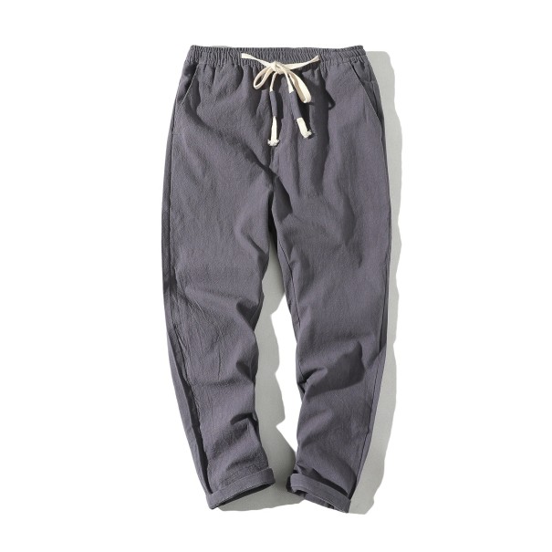 Heren joggingbroek F1382 donkergrijs L