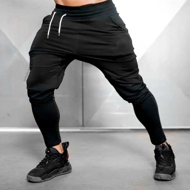 Heren joggingbroek F1407 zwart XL
