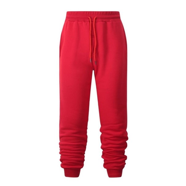 Heren joggingbroek F1479 rood XS
