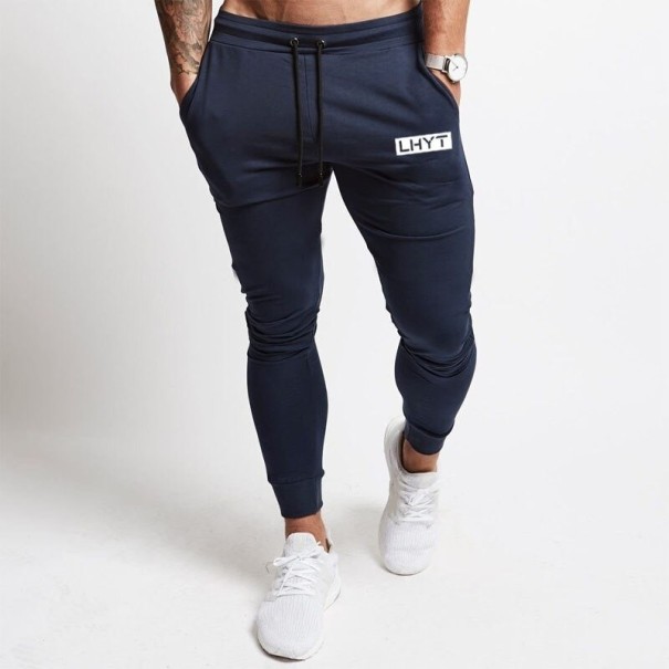 Heren joggingbroek F1509 donkerblauw M