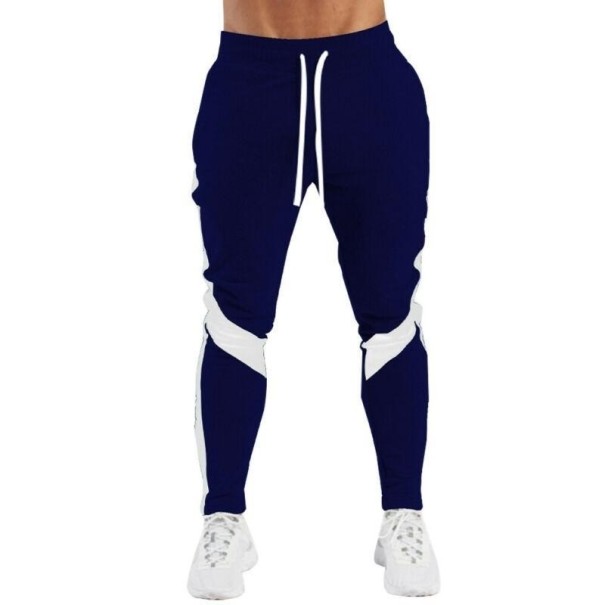 Heren joggingbroek F1557 donkerblauw L