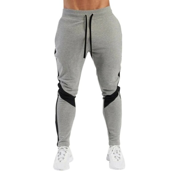 Heren joggingbroek F1557 grijs L