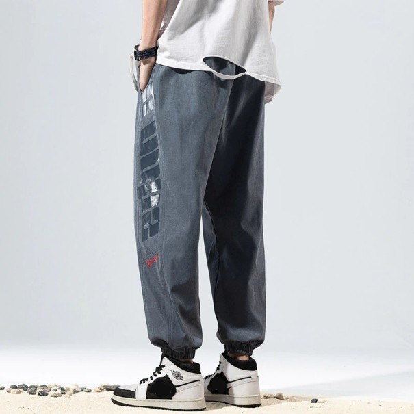 Heren joggingbroek F1599 blauw XS