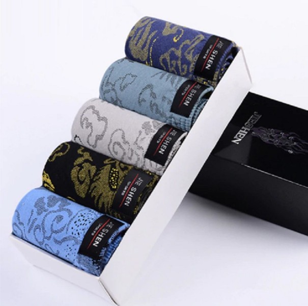 Heren katoenen slips - 5 stuks L