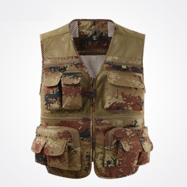 Heren legervest J741 3XL 5