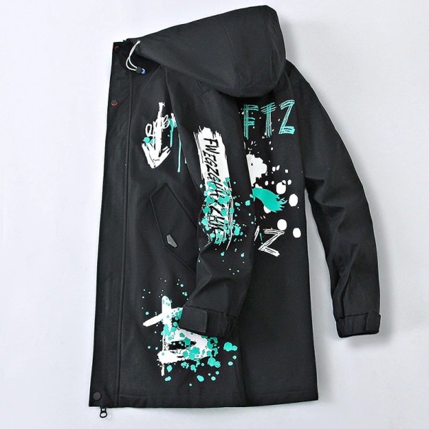 Heren lente/herfstjas A3012 zwart XS