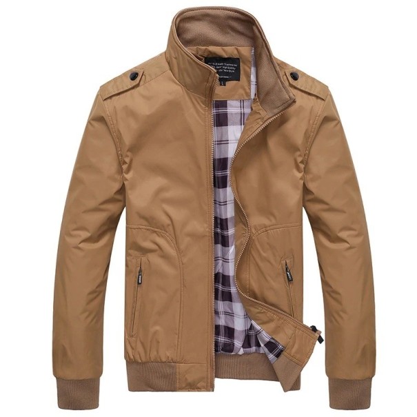 Heren lente/herfstjas S22 lichtbruin XS