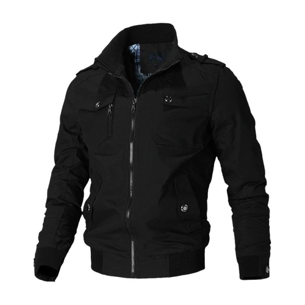 Heren lente/herfstjas zwart XS