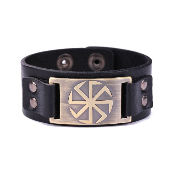 Heren leren armband H588 4