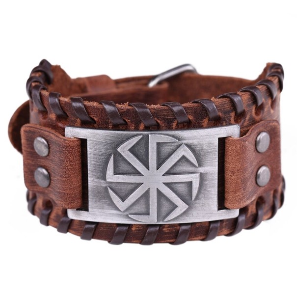 Heren leren armband H588 9
