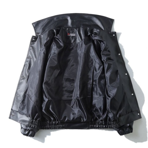 Heren leren jas F1087 L 1