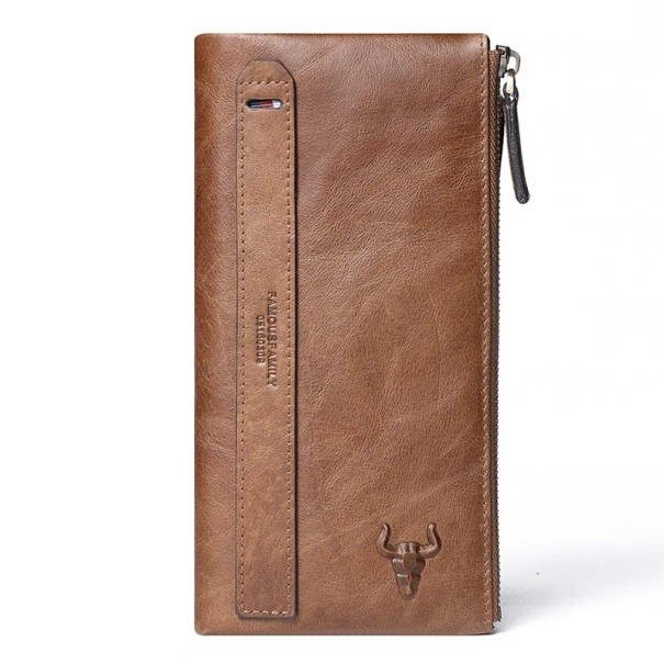 Heren leren portemonnee groot M483 2
