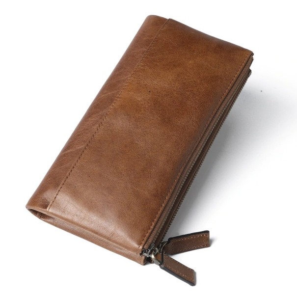 Heren leren portemonnee groot M483