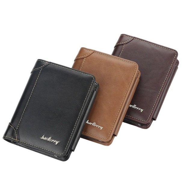 Heren leren portemonnee M422