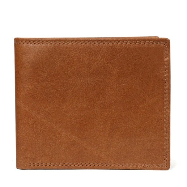 Heren leren portemonnee M431 bruin